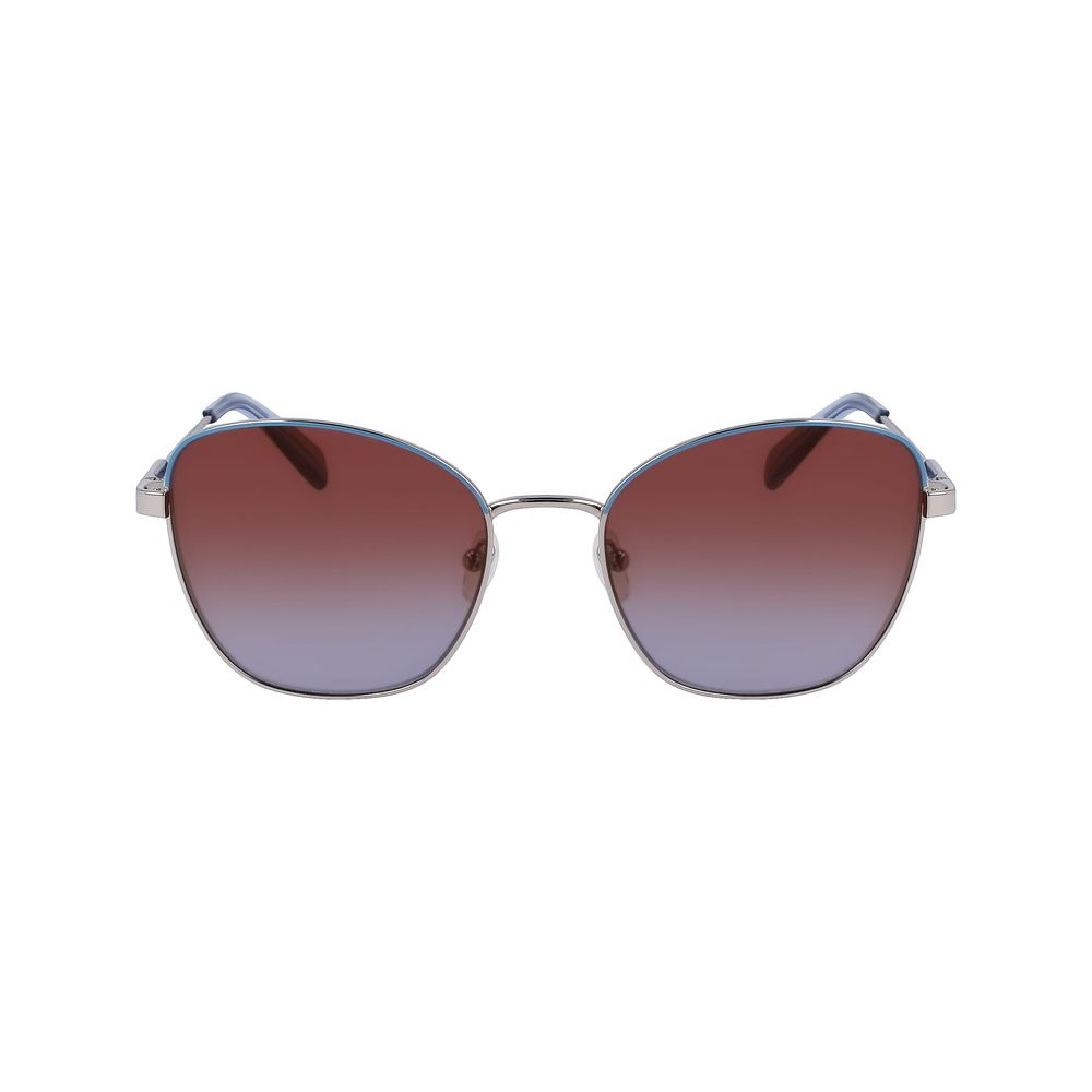 Longchamp Gray Metal Sunglasses by Longchamp