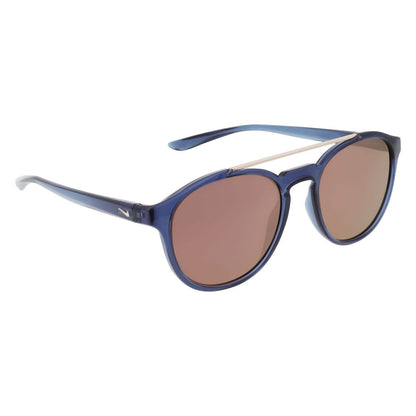Lunettes de soleil Nike bleues injectées