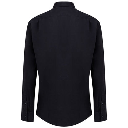Dolce & Gabbana Navy Blue Cotton Shirt by Dolce & Gabbana