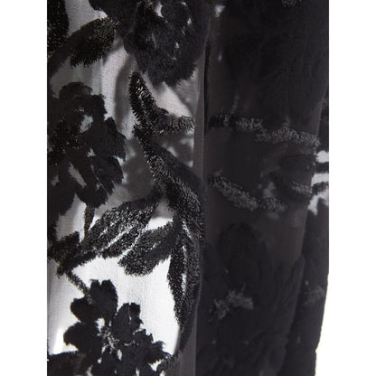 Lardini Elegant Black Viscose Dress by Lardini
