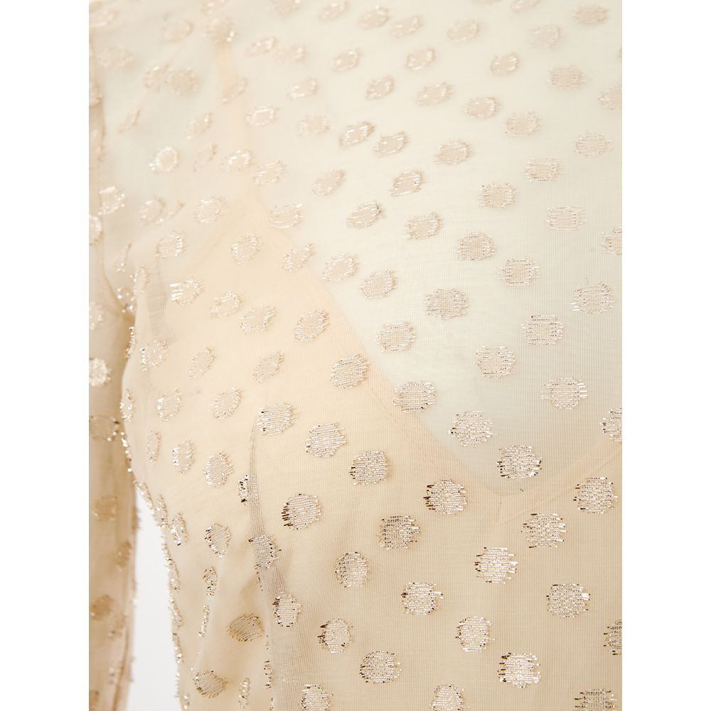 Lardini Beige Cotton Elegance Dress by Lardini