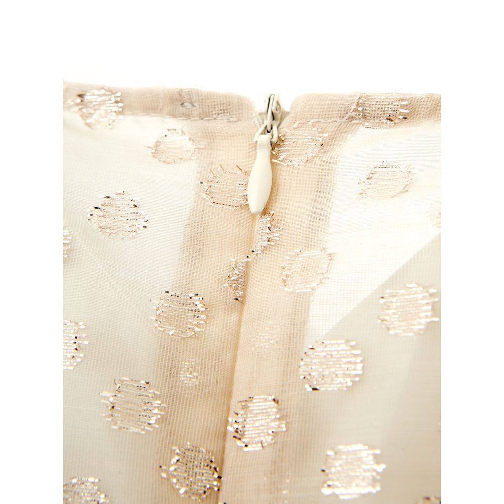 Lardini Beige Cotton Elegance Dress by Lardini