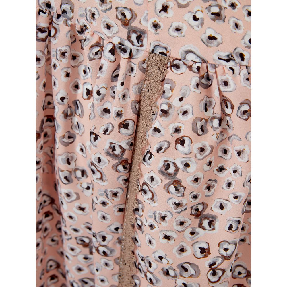 Lardini Elegant Pink Acetate Dress for Evening Elegance by Lardini
