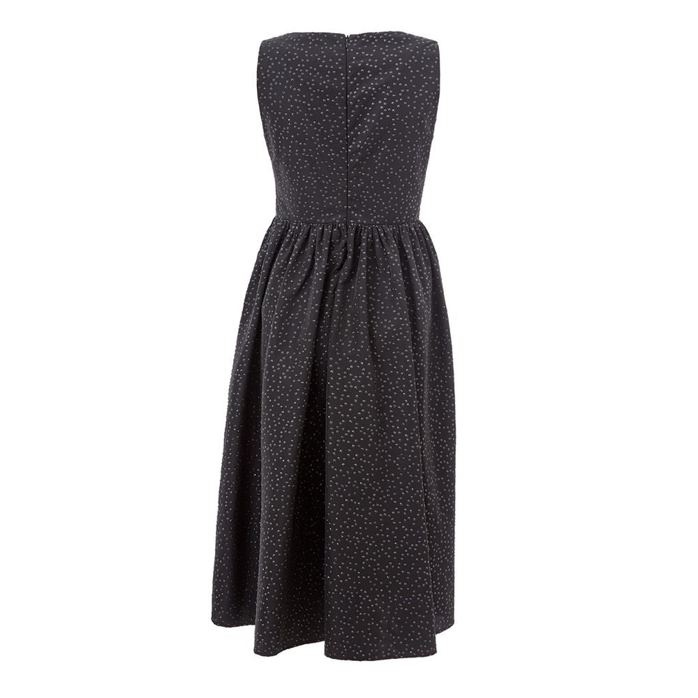 Lardini Elegant Black Polyethylene Dress by Lardini