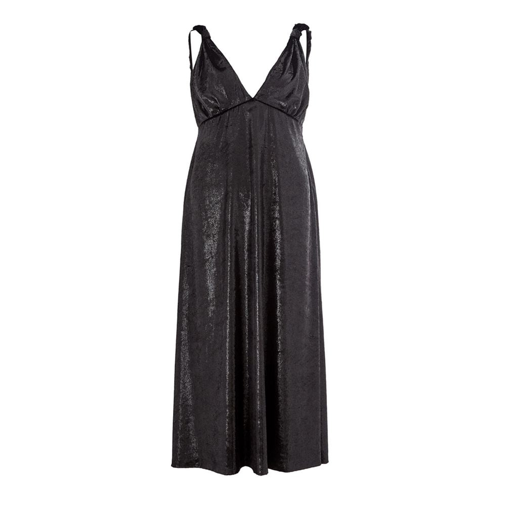 Lardini Elegant Polyester Black Dress by Lardini