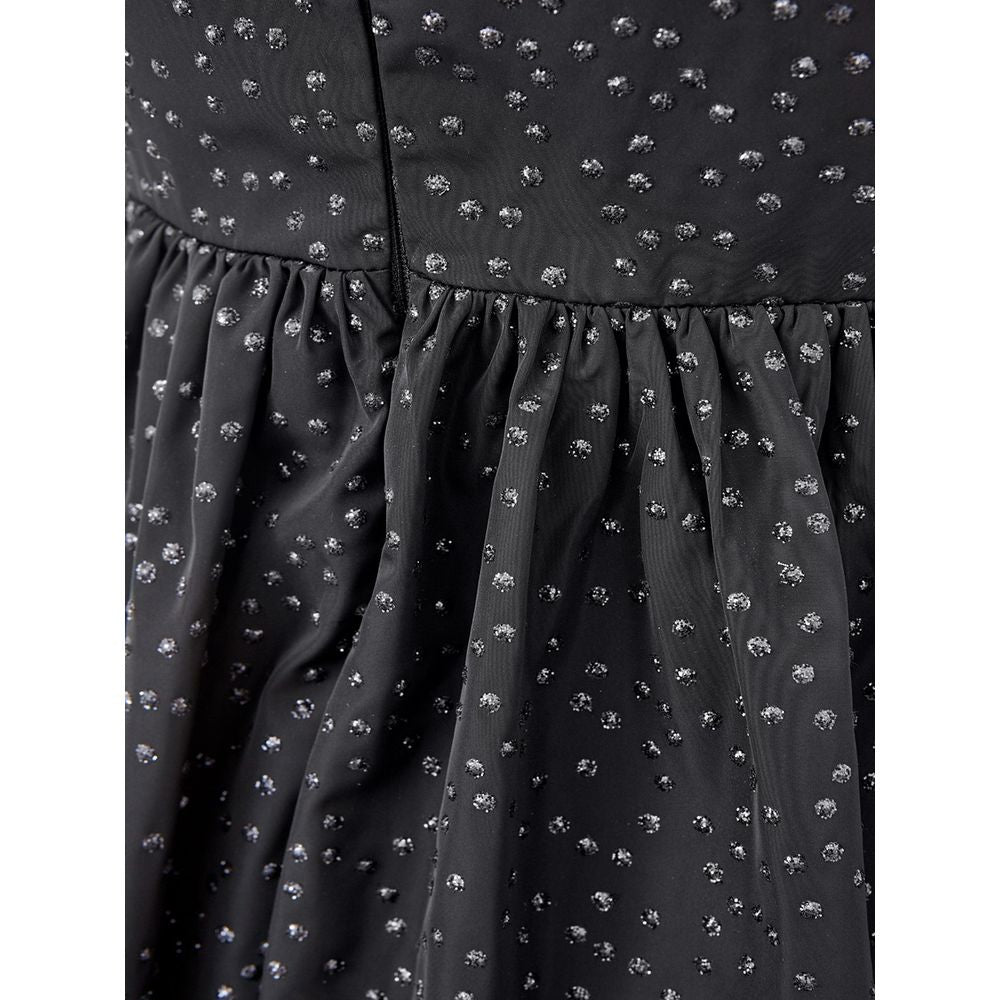 Lardini Elegant Black Polyethylene Dress by Lardini