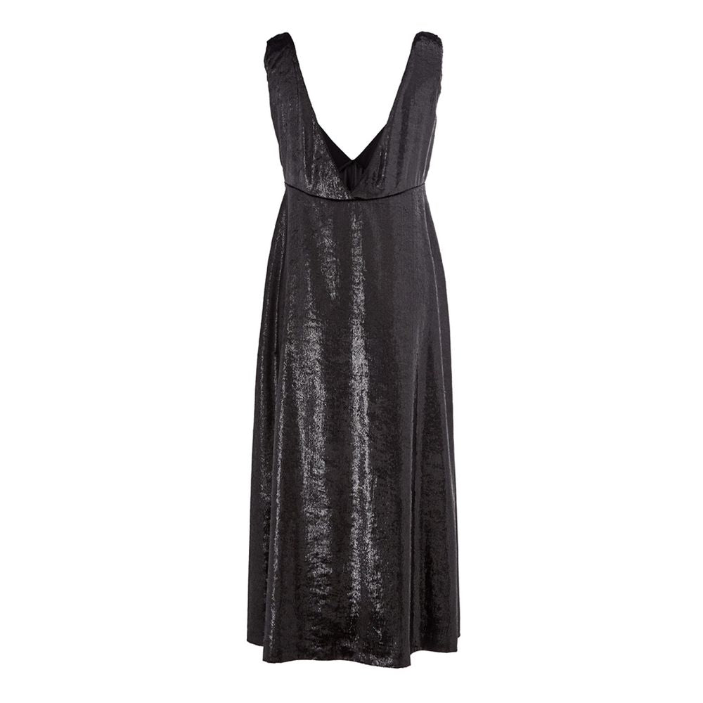 Lardini Elegant Polyester Black Dress by Lardini