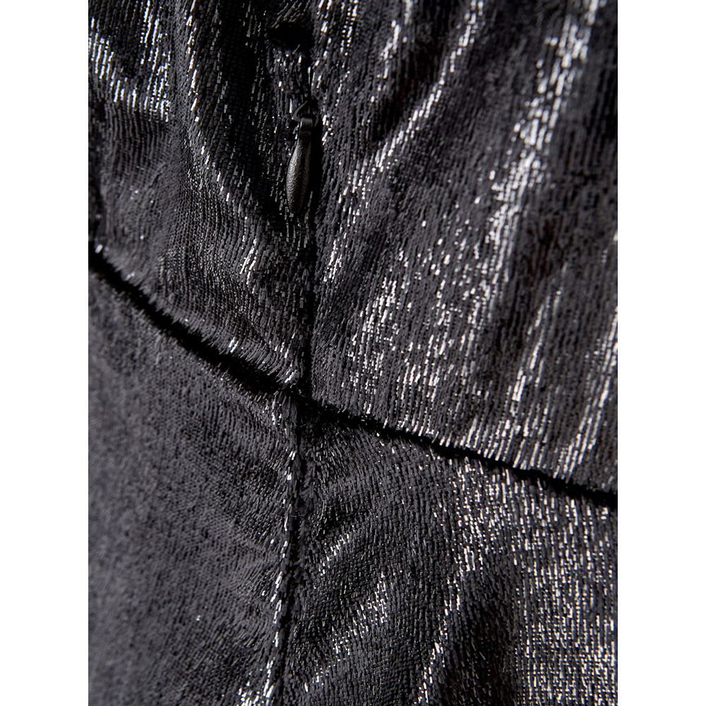 Lardini Elegant Polyester Black Dress by Lardini