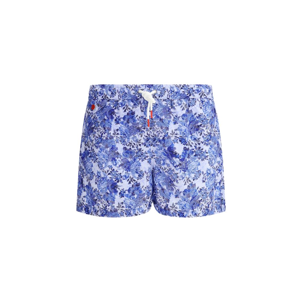 Short de bain à imprimé cachemire Kiton