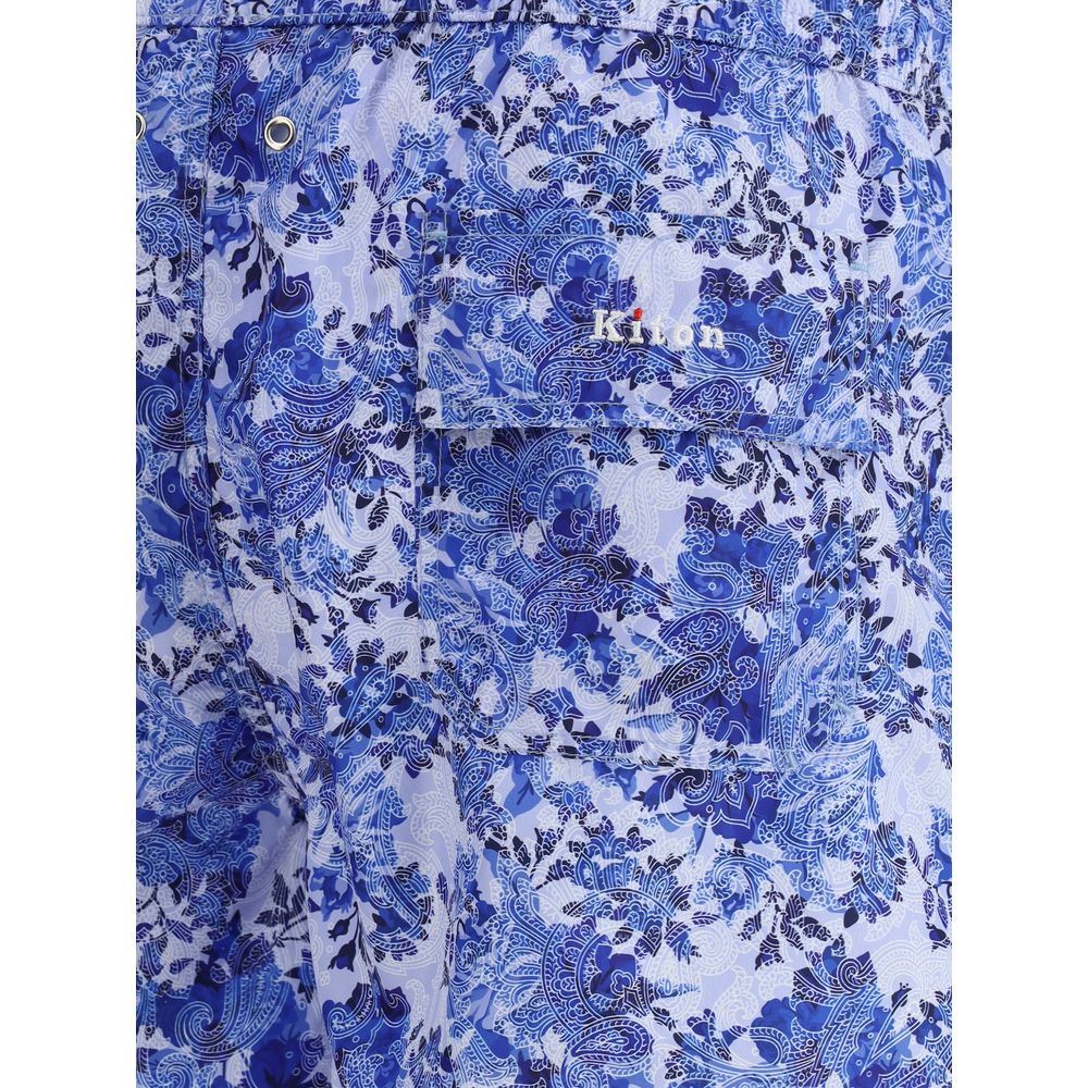 Short de bain à imprimé cachemire Kiton
