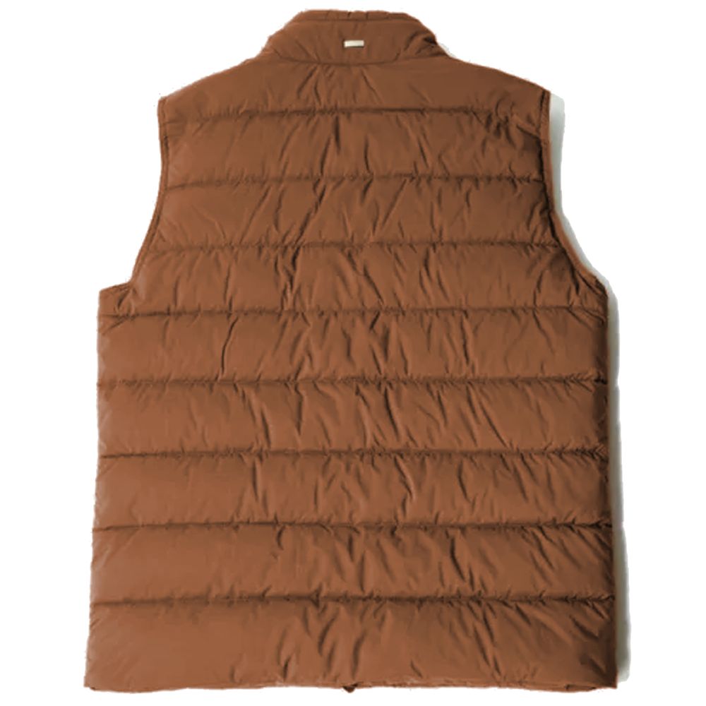 Gilet en nylon marron Herno