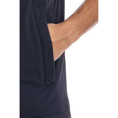 Gilet en nylon bleu Herno