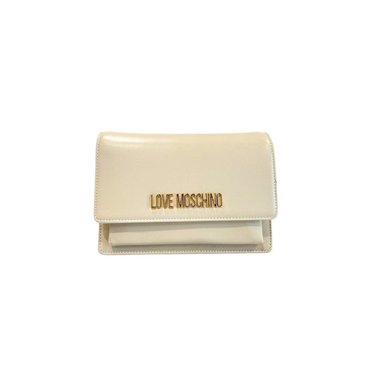 Sac bandoulière Love Moschino beige en polyéthylène pour femme