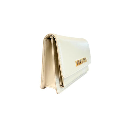 Sac bandoulière Love Moschino beige en polyéthylène pour femme