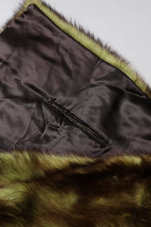 Dolce & Gabbana Multicolor Fur Shawl Neck Wrap Cover Collar Scarf by Dolce & Gabbana