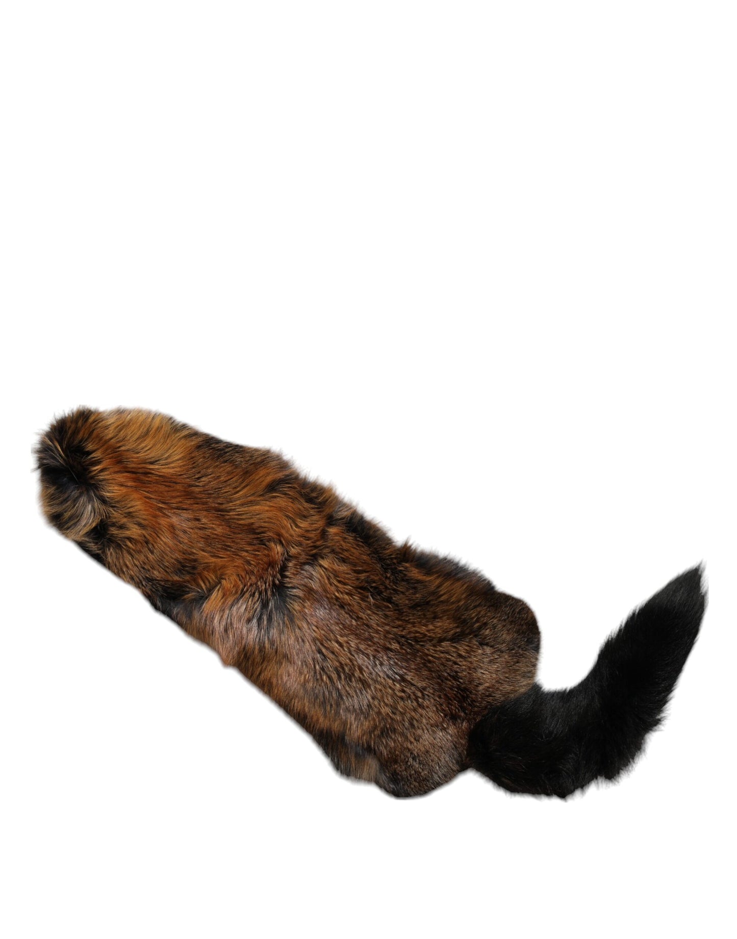 Dolce & Gabbana Brown Red Fox Fur Neck Warmer Winter Scarf by Dolce & Gabbana