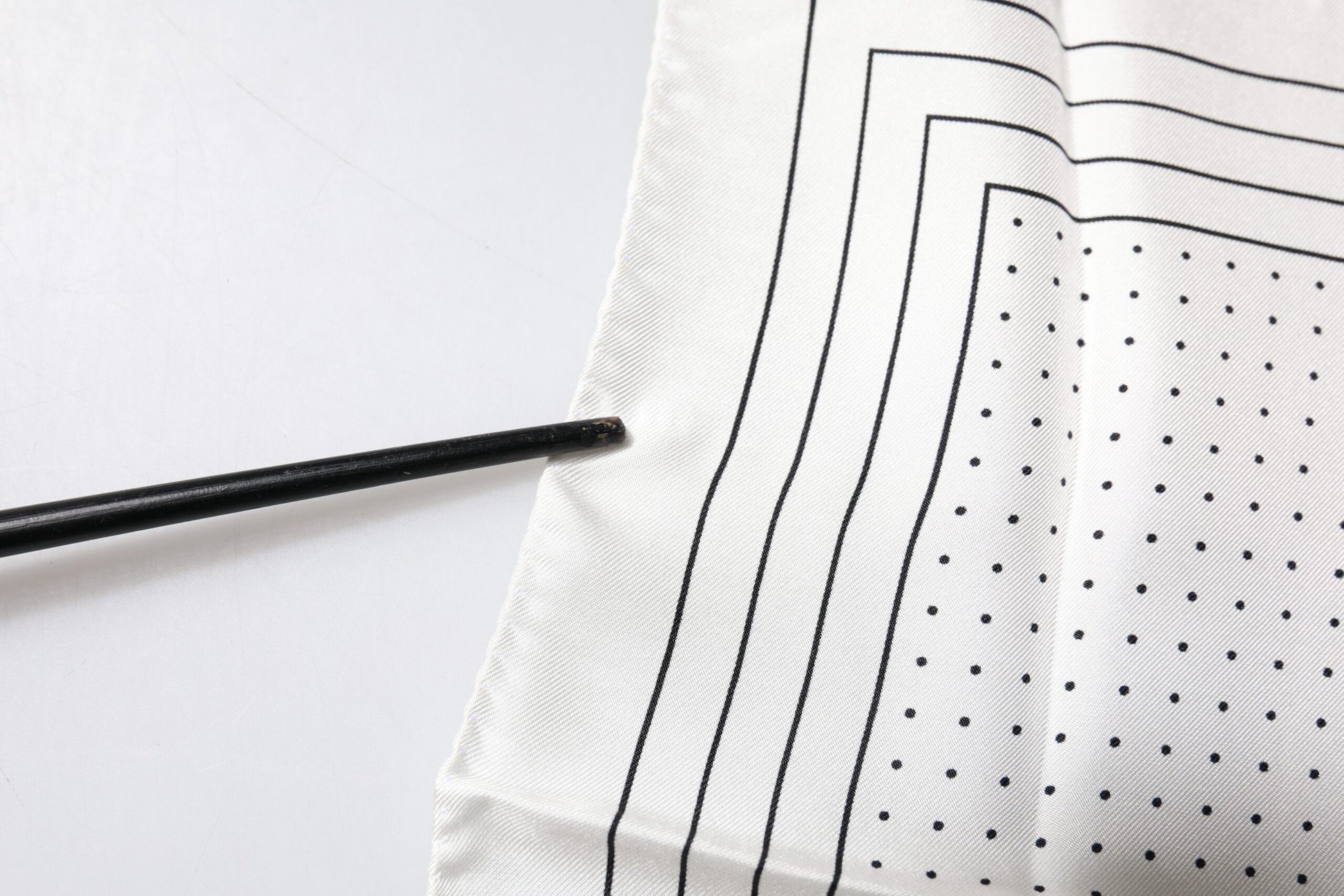 Dolce & Gabbana White Polka Dots Square Handkerchief Scarf by Dolce & Gabbana
