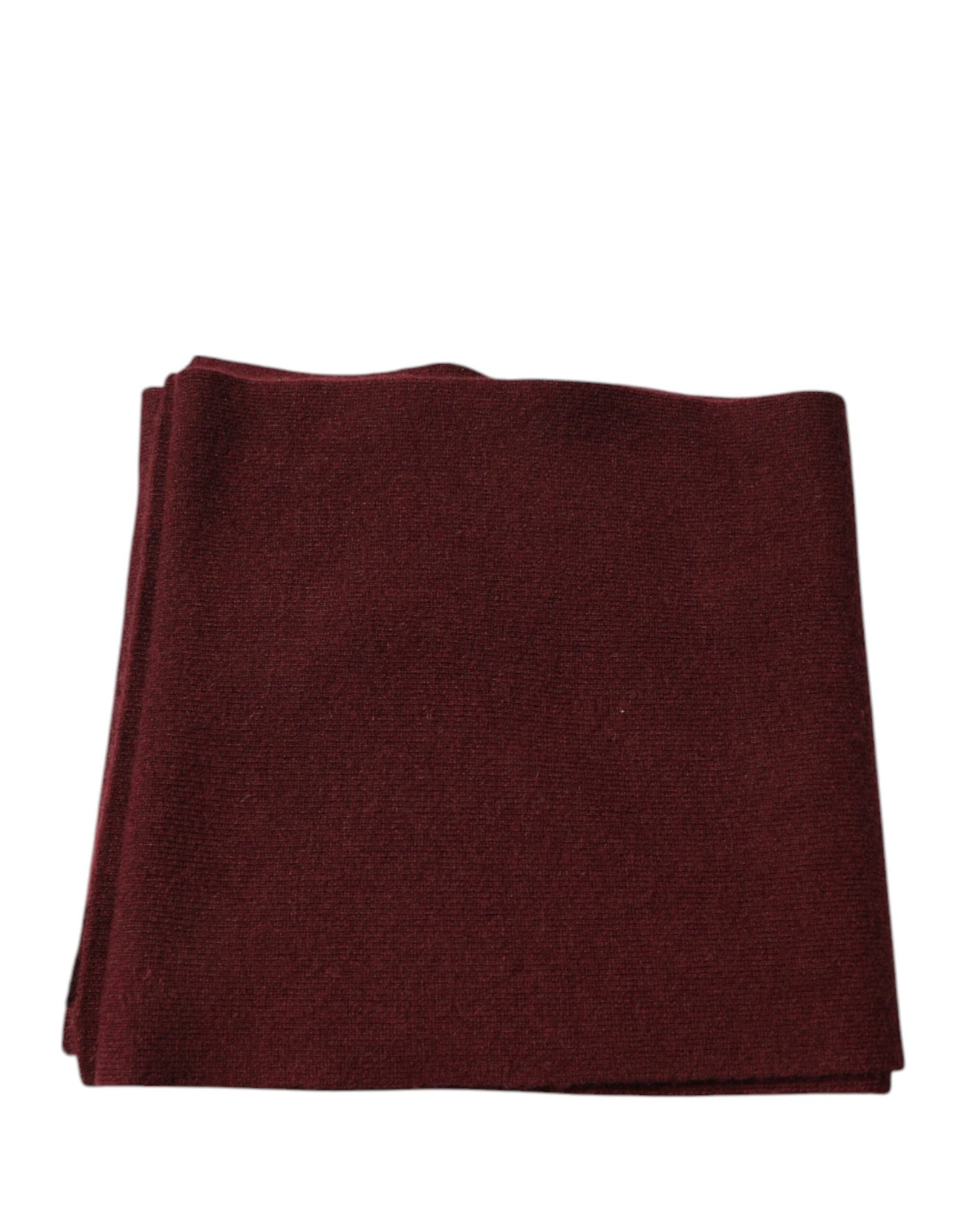 Dolce & Gabbana Maroon Cashmere Skinny Neck Wrap Scarf by Dolce & Gabbana