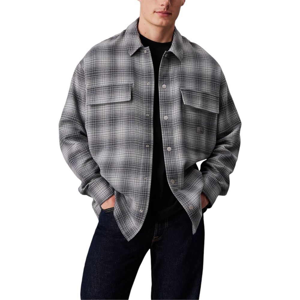 Calvin Klein Jeans White Cotton Shirt by Calvin Klein Jeans