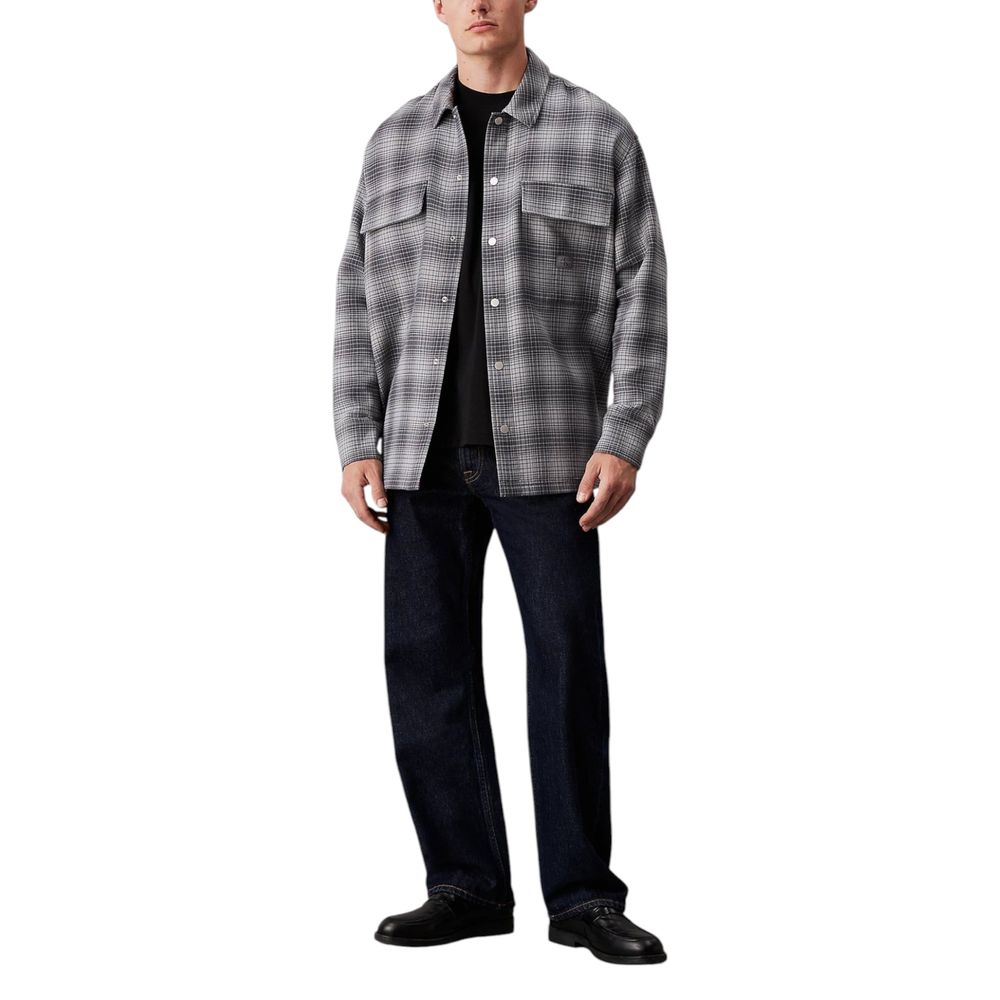 Calvin Klein Jeans White Cotton Shirt by Calvin Klein Jeans