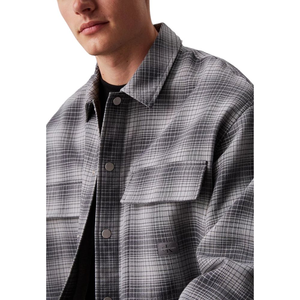Calvin Klein Jeans White Cotton Shirt by Calvin Klein Jeans