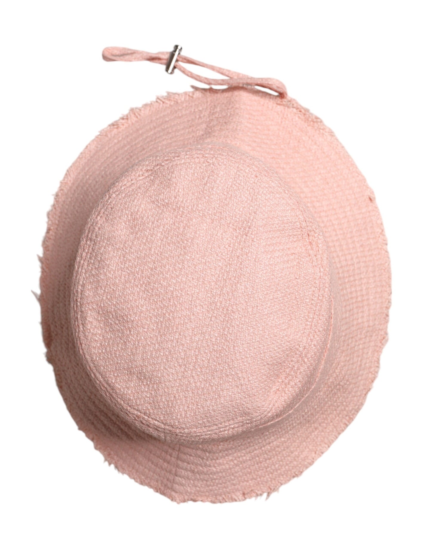 Dolce &amp; Gabbana Pink Cotton Wide Brim Bucket Hat