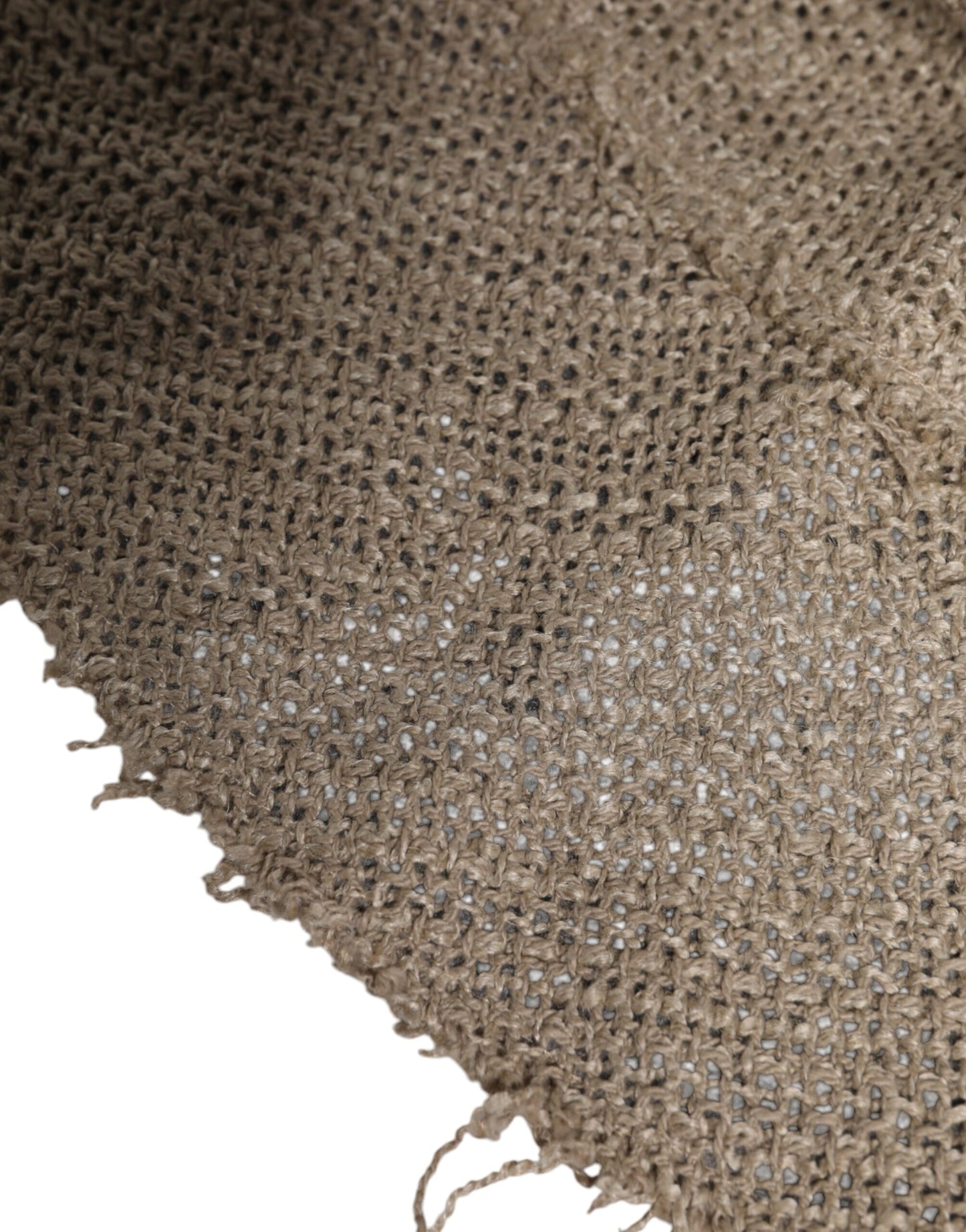 Dolce &amp; Gabbana Beige Linen Wide Brim Bucket Hat