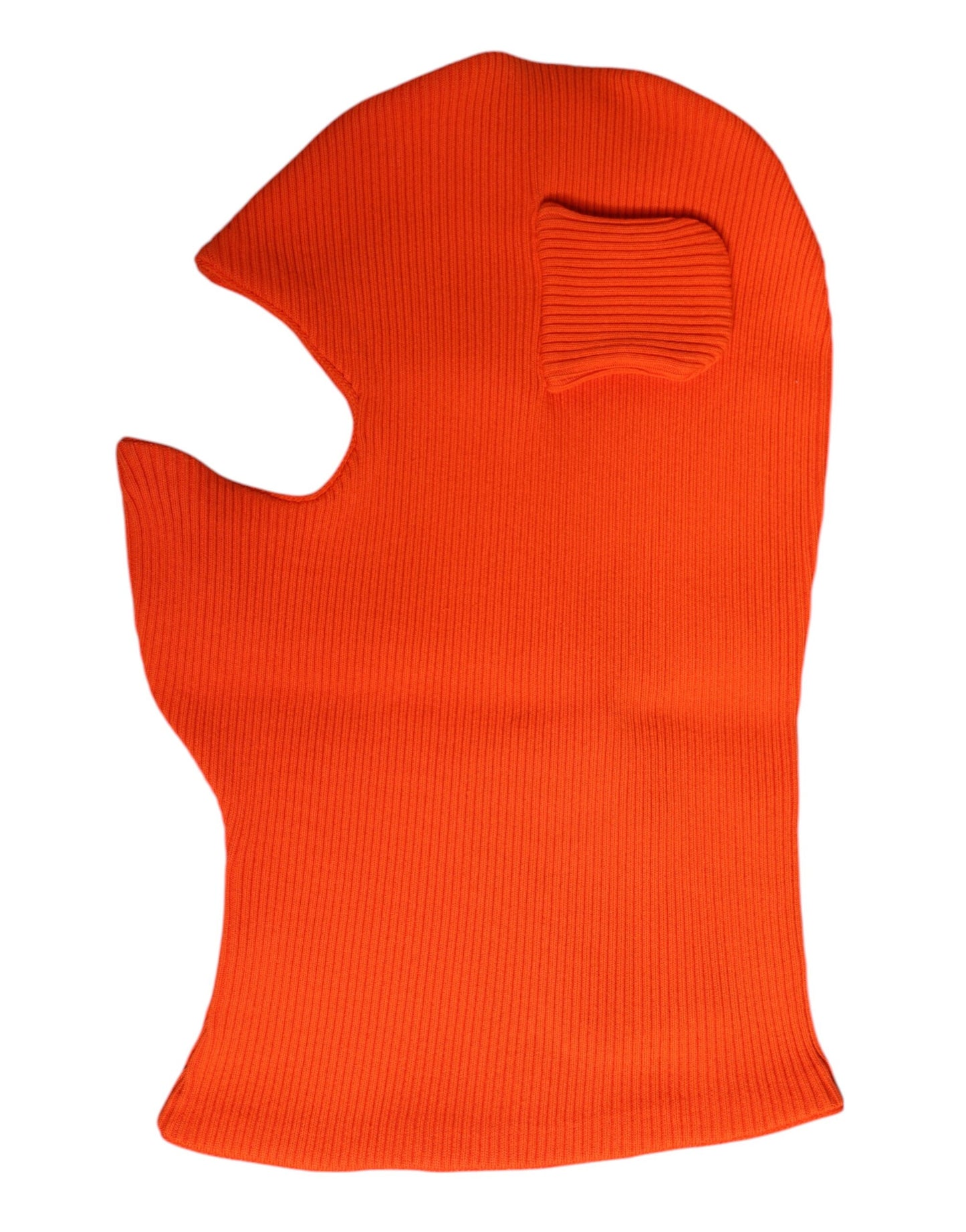 Dolce &amp; Gabbana Orange Cotton Whole Head Wrap Balaclava Hat