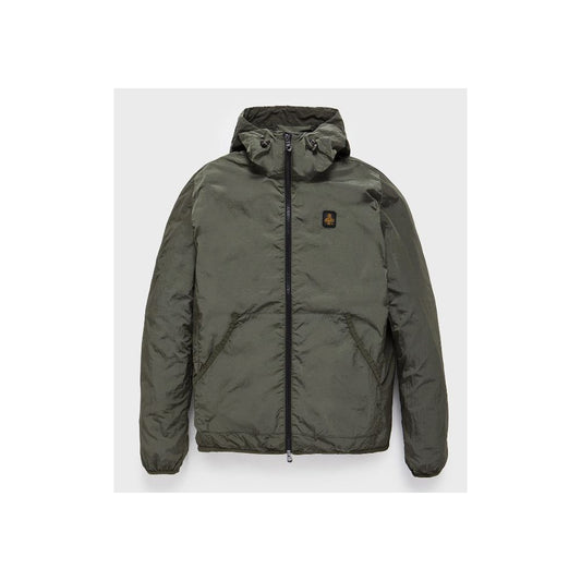 Refrigiwear Green Polyamide Men Jacket by Refrigiwear