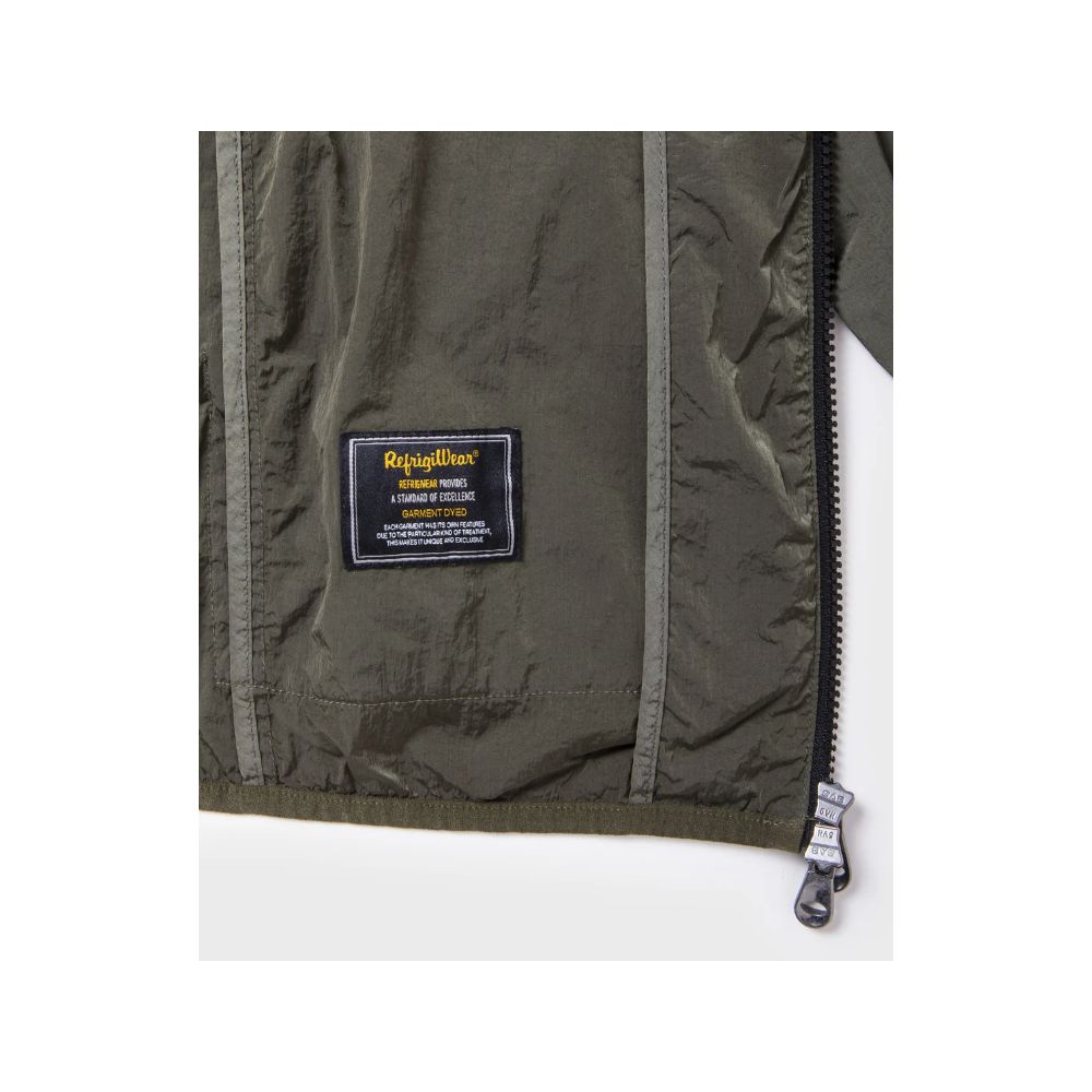 Refrigiwear Green Polyamide Men Jacket by Refrigiwear