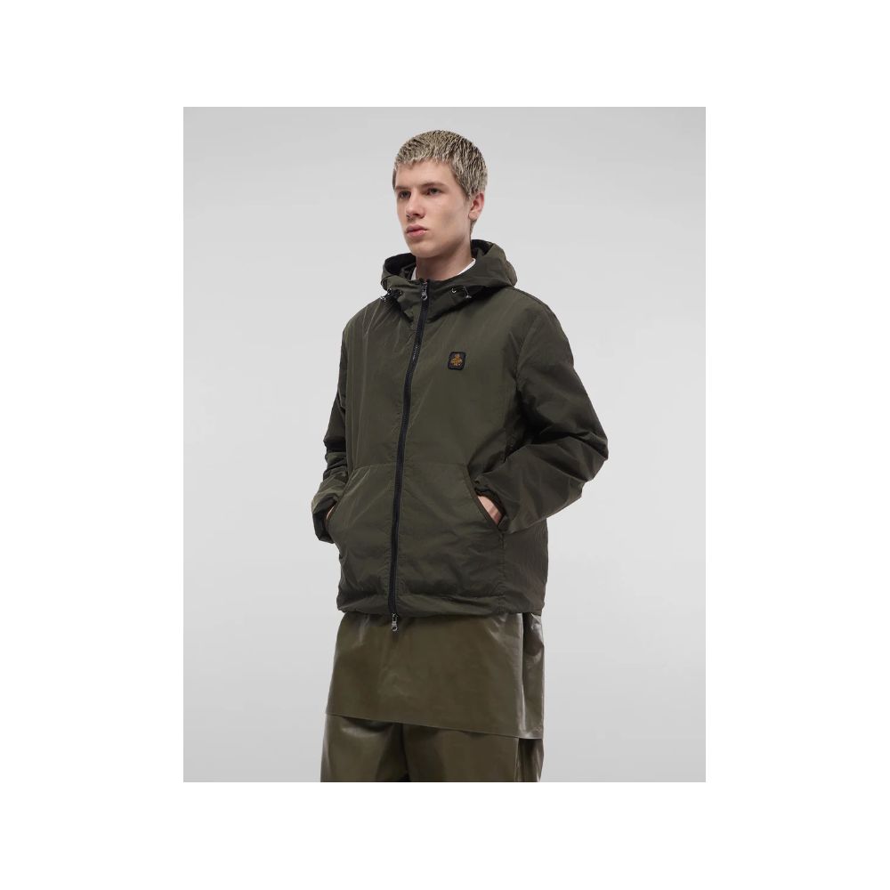 Refrigiwear Green Polyamide Men Jacket by Refrigiwear