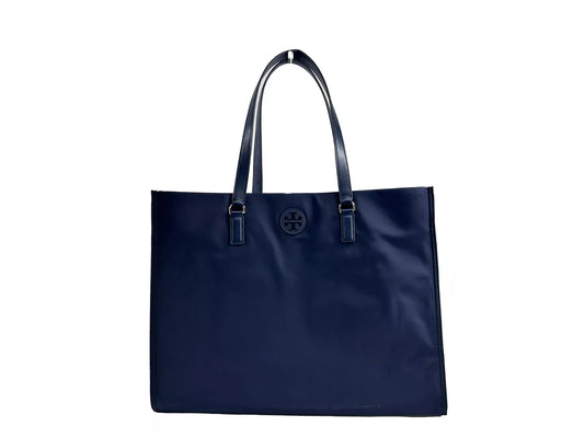 Grand sac fourre-tout en nylon bleu marine Ella de Tory Burch 136144