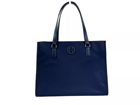 Petit sac fourre-tout en nylon bleu marine Ella de Tory Burch 160633