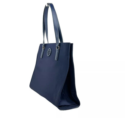 Petit sac fourre-tout en nylon bleu marine Ella de Tory Burch 160633