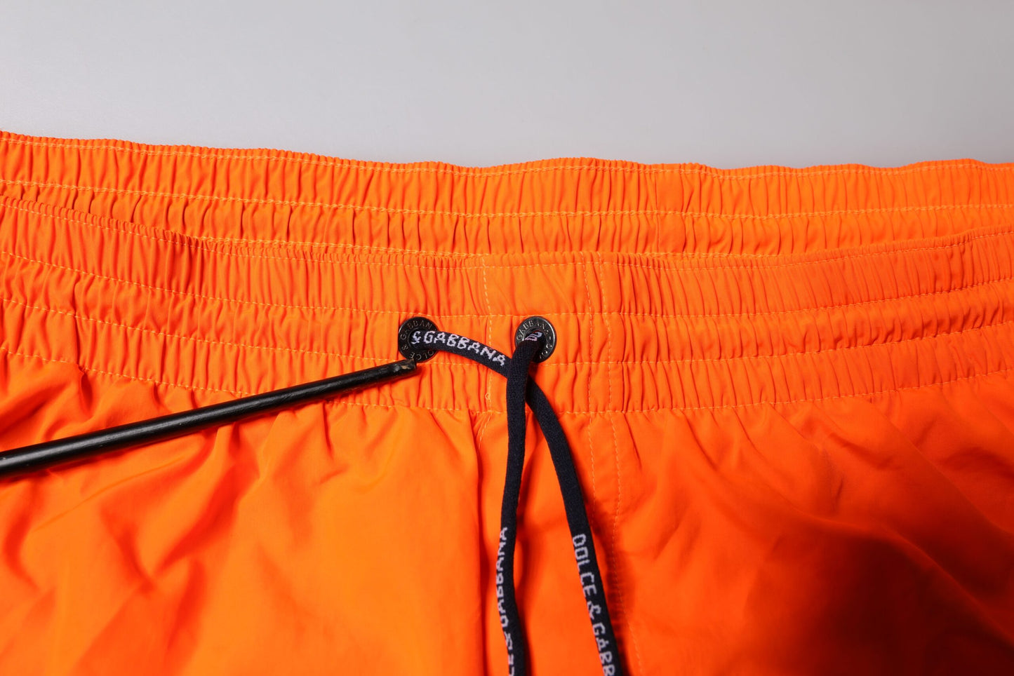 Dolce &amp; Gabbana Orange Polyester Beachwear Shorts 2Pc Swimwear