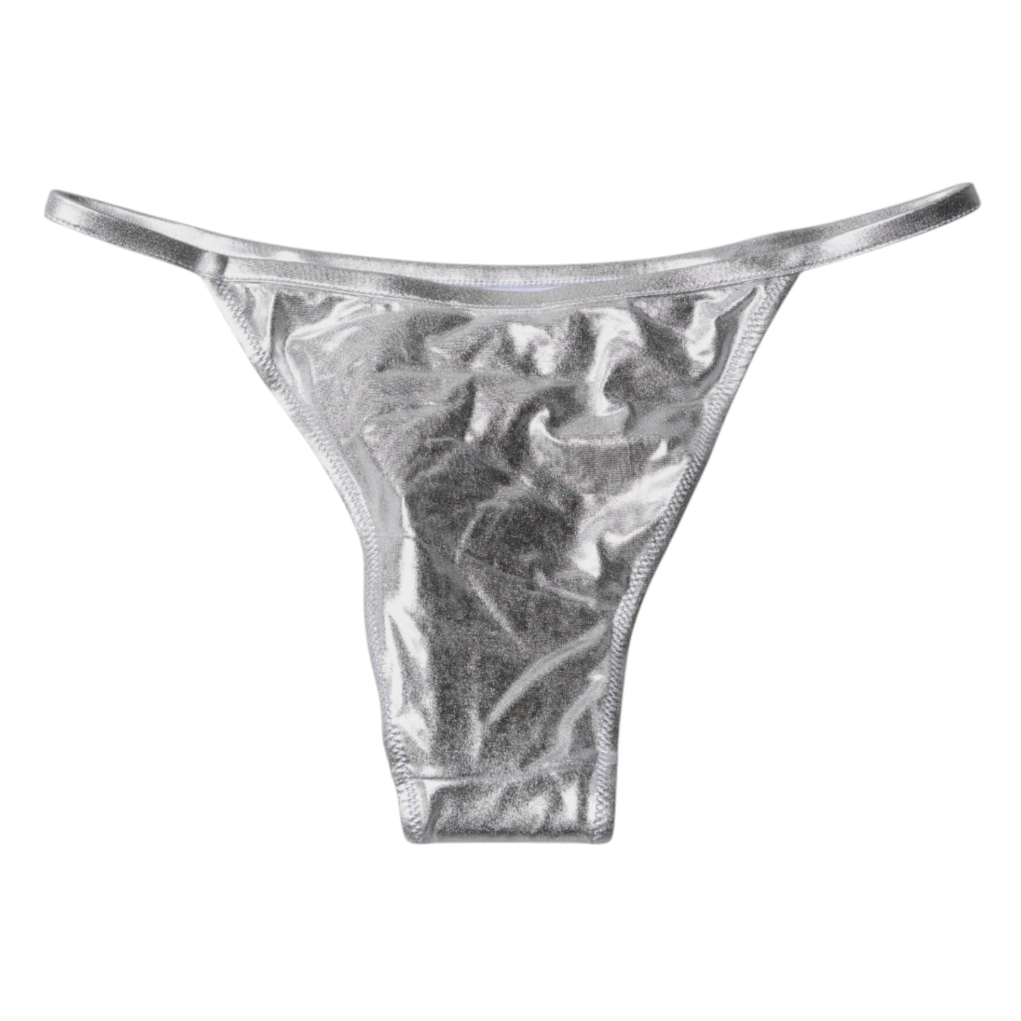 Bas de bikini Dolce &amp; Gabbana en polyester argenté