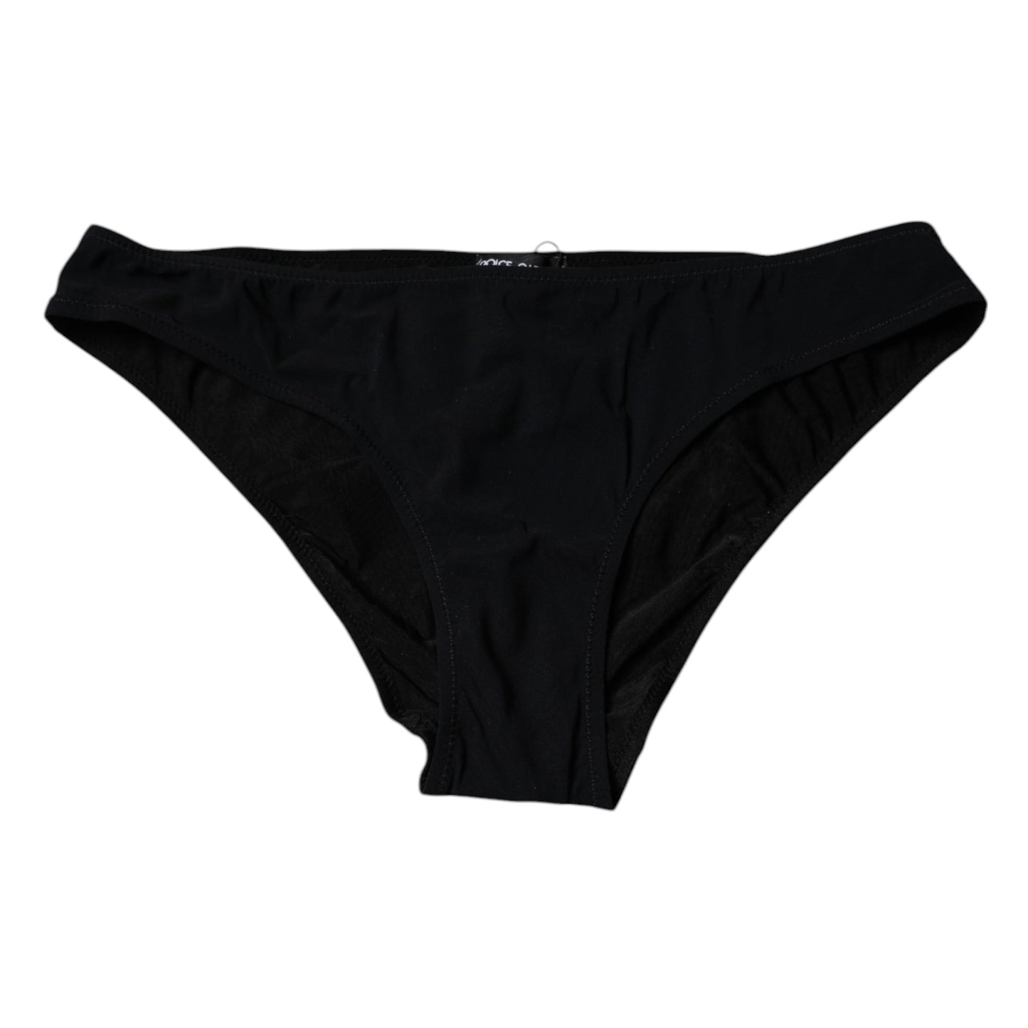 Culotte taille moyenne en nylon extensible noir Dolce &amp; Gabbana