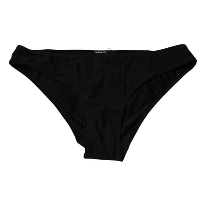 Culotte taille moyenne en nylon extensible noir Dolce &amp; Gabbana