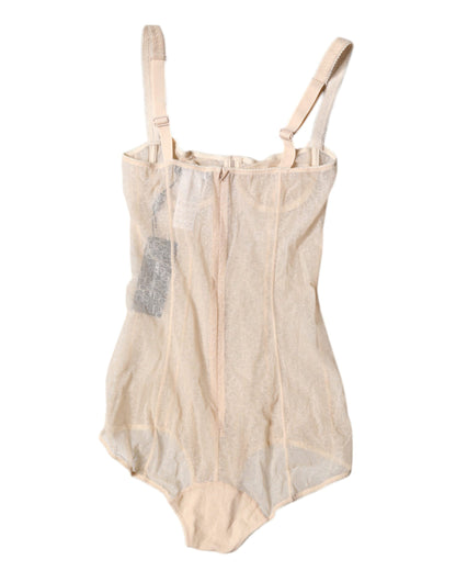 Dolce &amp; Gabbana Sous-vêtements soutien-gorge balconnet en tulle beige