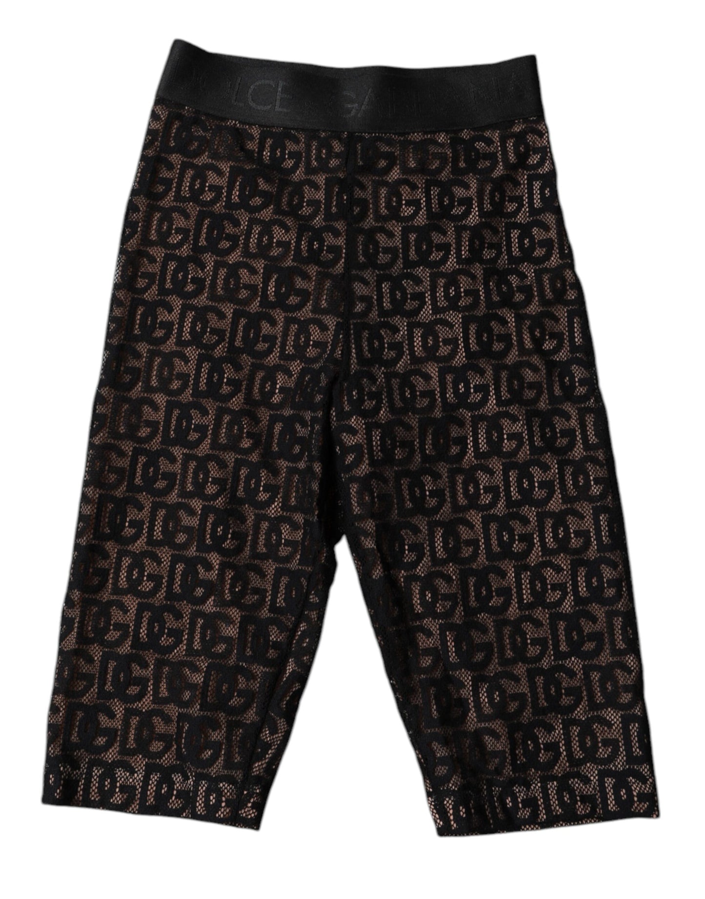 Collants courts Dolce &amp; Gabbana à logo noir et monogramme