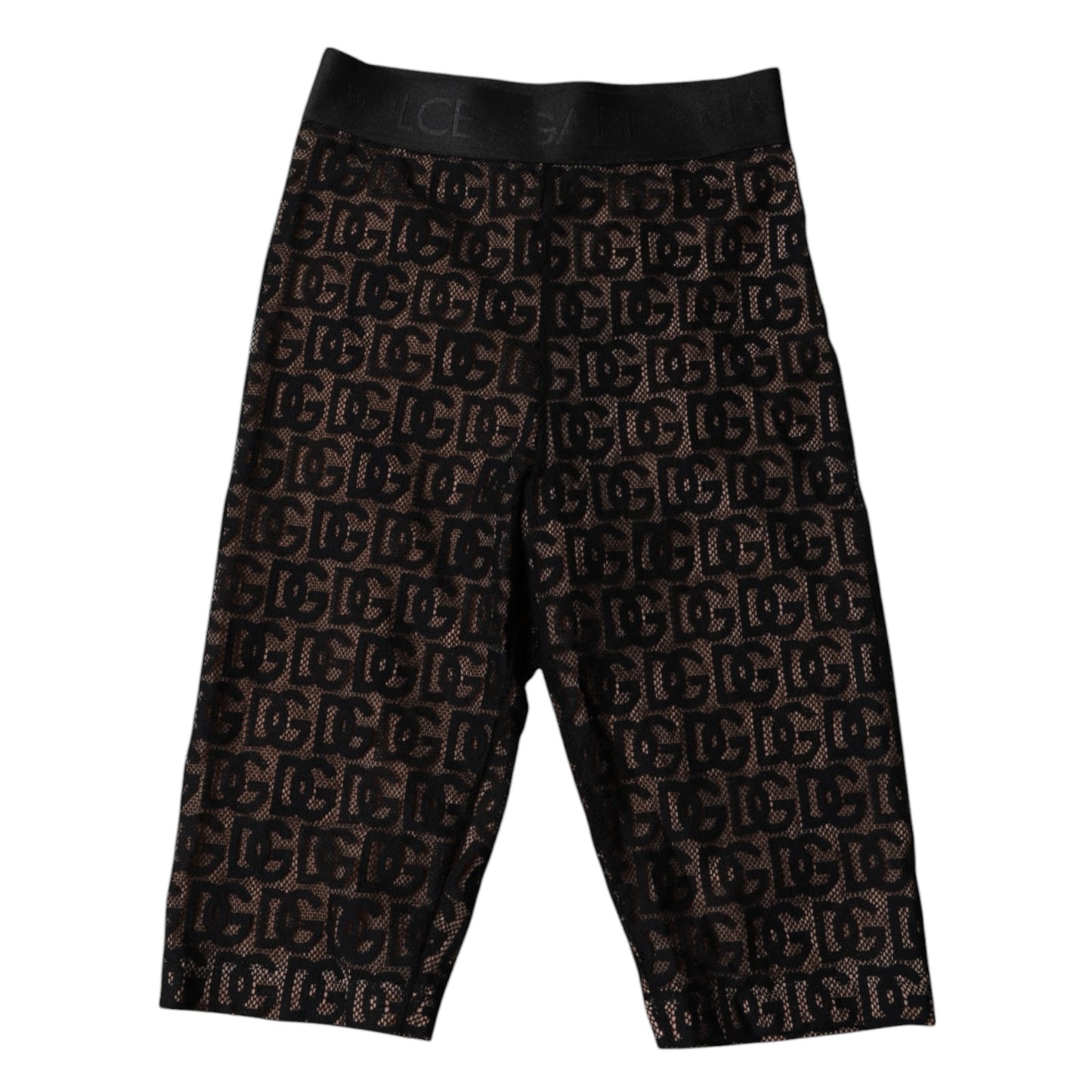 Collants courts Dolce &amp; Gabbana à logo noir et monogramme