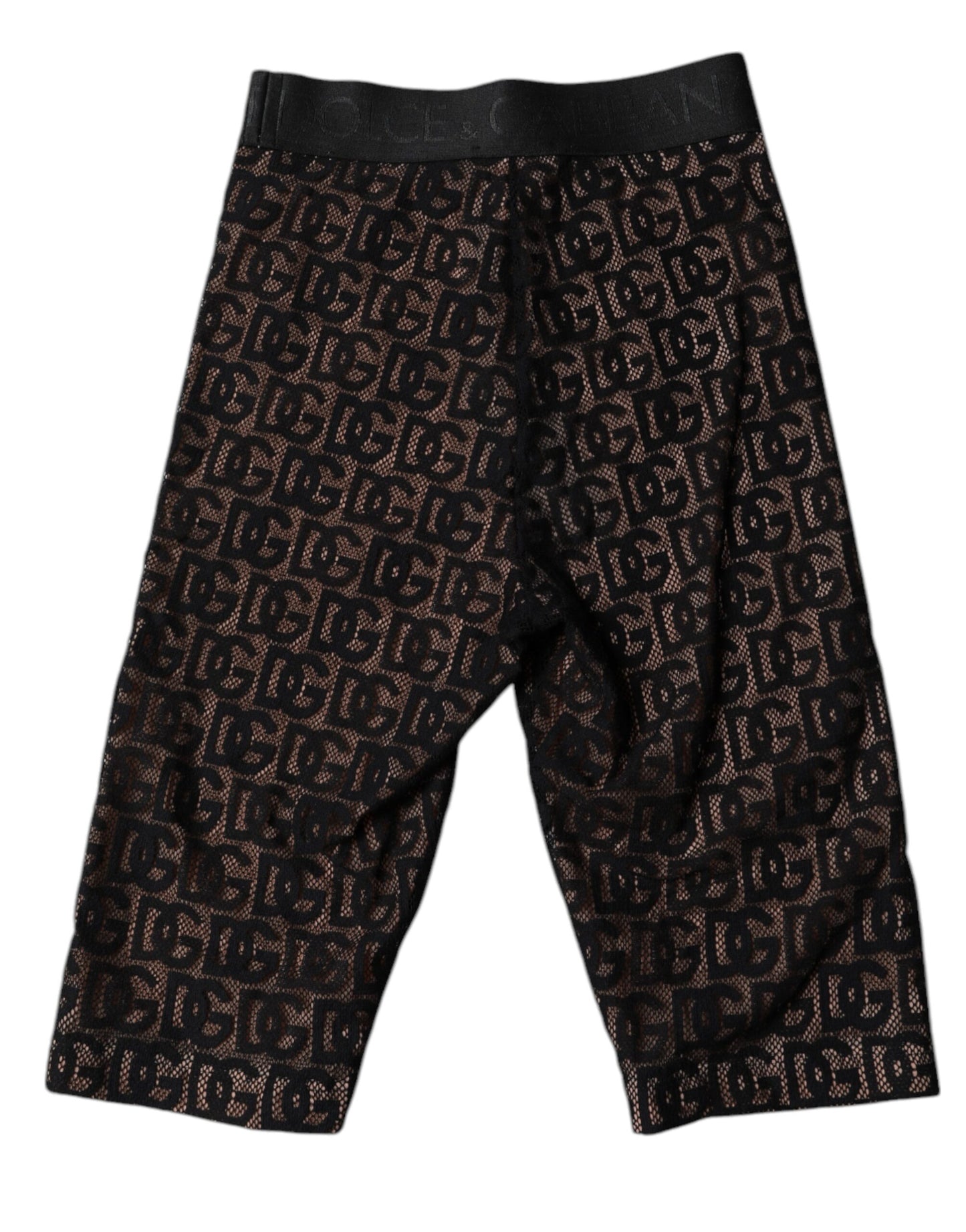 Collants courts Dolce &amp; Gabbana à logo noir et monogramme