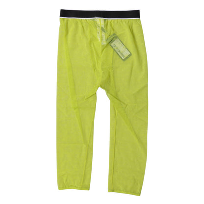 Collants courts en nylon vert Dolce &amp; Gabbana avec logo DG