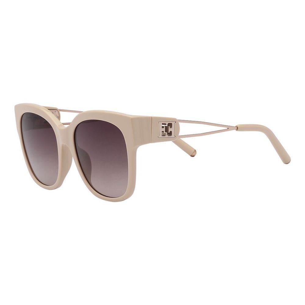 Escada Beige Metal Sunglasses by Escada