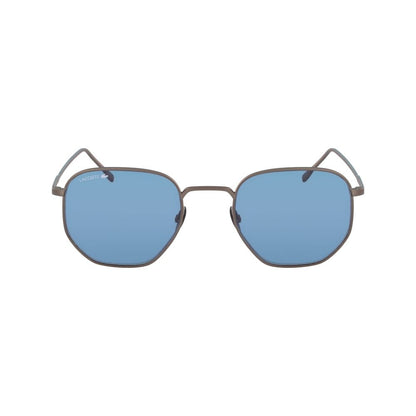Lunettes de soleil Lacoste en métal gris