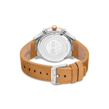 Montre Timberland en cuir marron