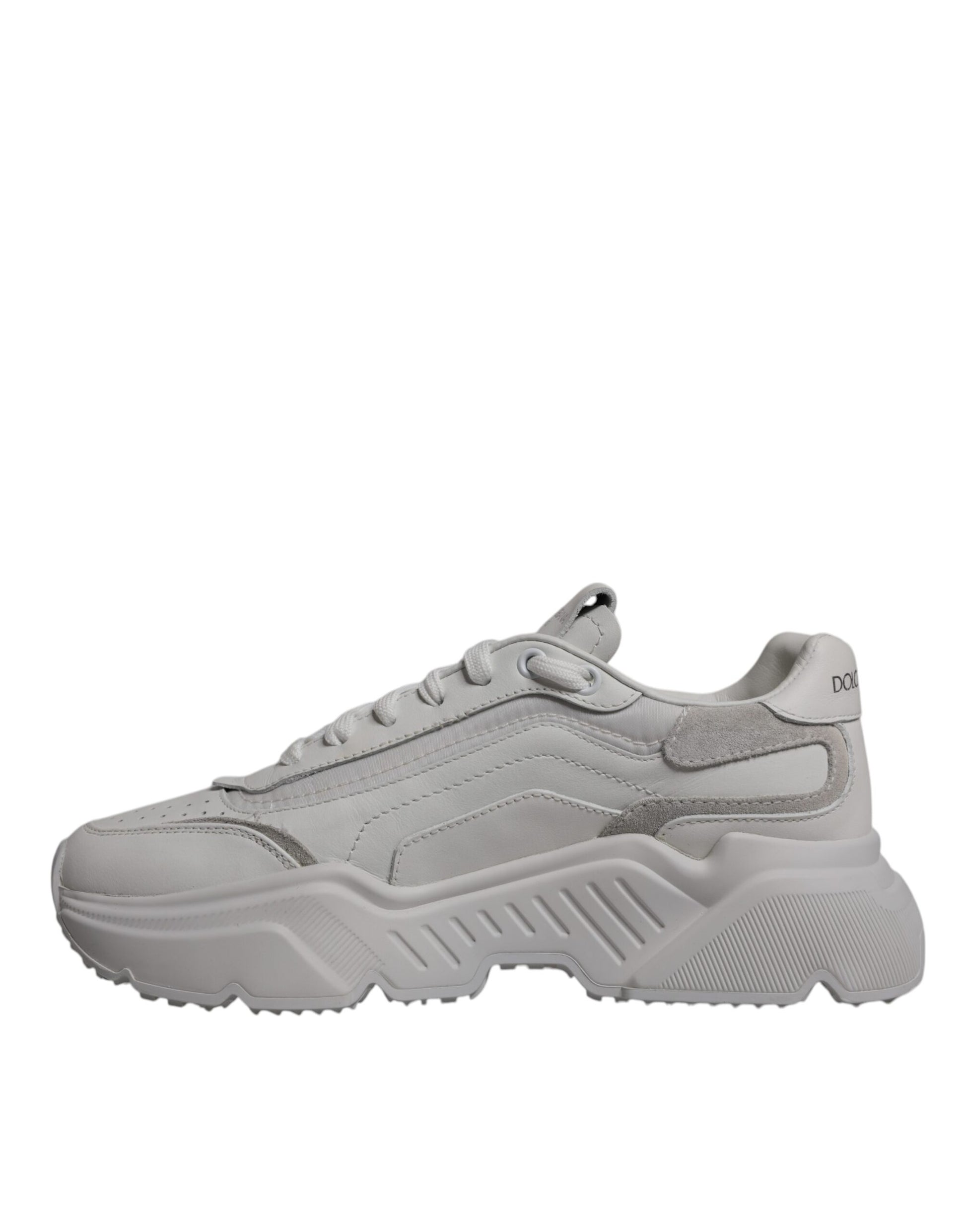 Dolce & Gabbana White Daymaster Low Top Sneakers Shoes by Dolce & Gabbana