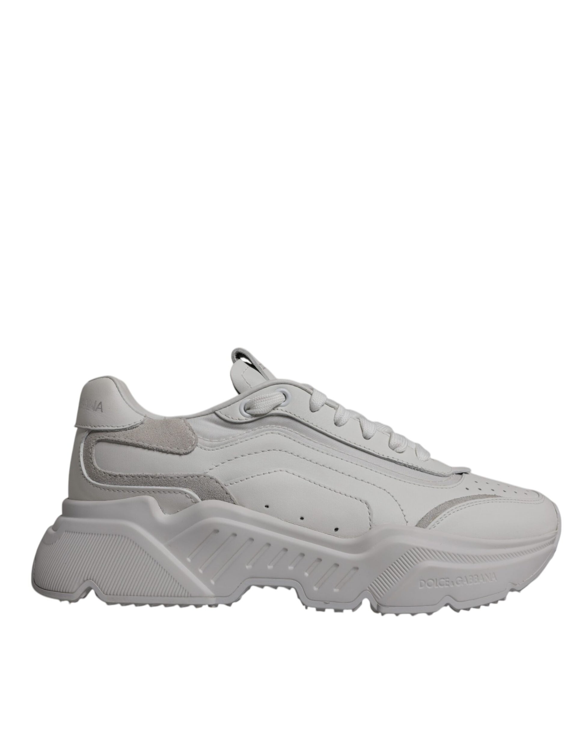 Dolce & Gabbana White Daymaster Low Top Sneakers Shoes by Dolce & Gabbana