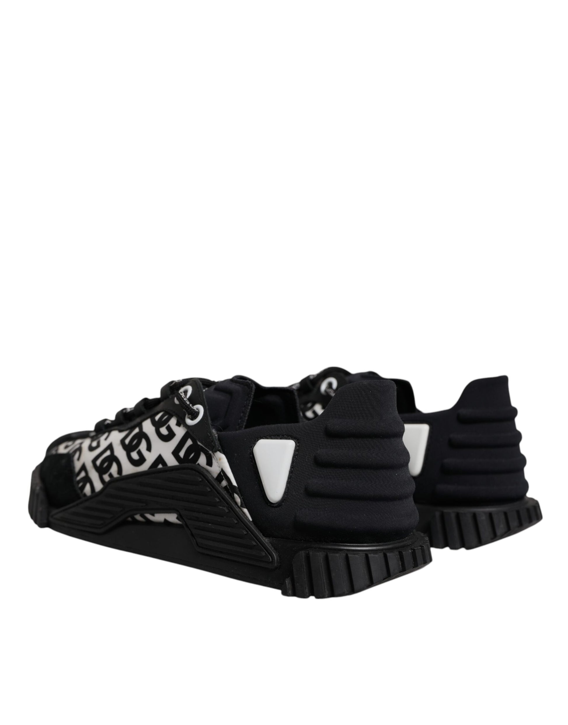 Dolce & Gabbana Black Logo Lace Up Low Top NS1 Sneakers Shoes by Dolce & Gabbana