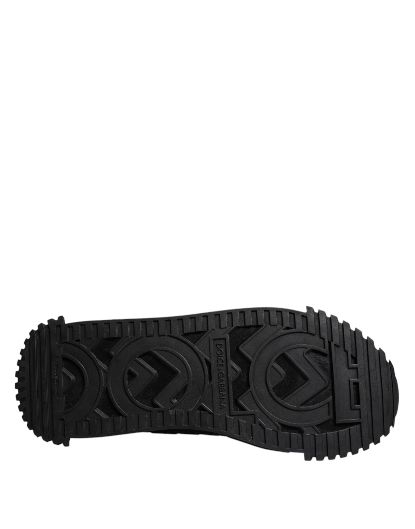 Dolce & Gabbana Black Logo Lace Up Low Top NS1 Sneakers Shoes by Dolce & Gabbana